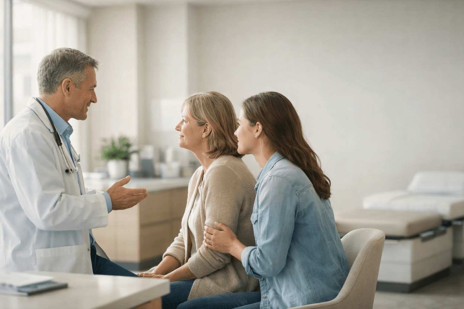 Family-centered clinical care concept for TMS treatment.